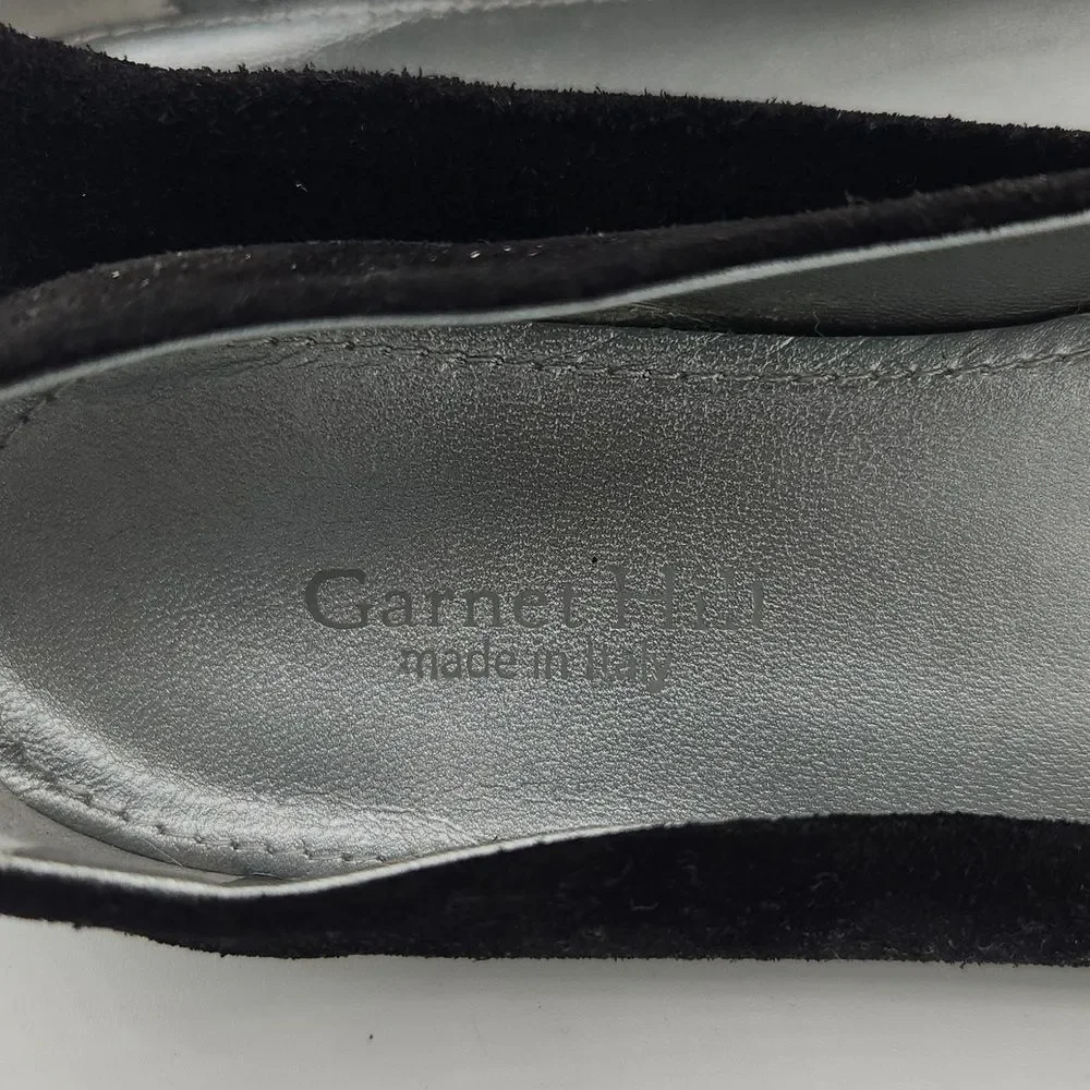 Garnet Hill Black Suede ballet flats